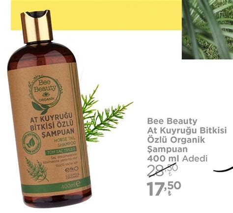 bee beauty at kuyruğu bitkisi özlü organik şampuan kullananlar